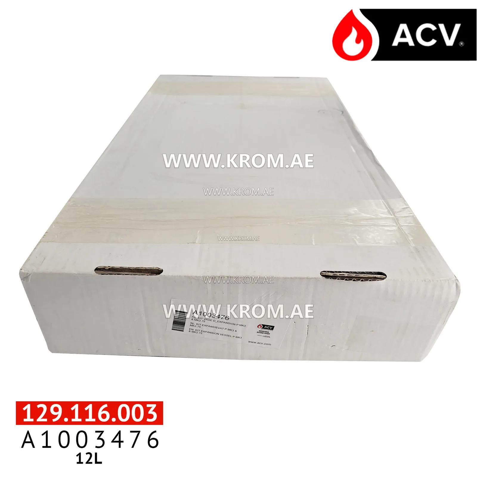 ACV A1003476 kit expansion vessel p MK3 MK2.75