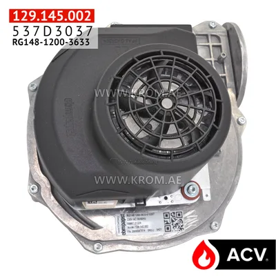 ACV 537D3037 fan RG148-1200-3633 + potentiom.