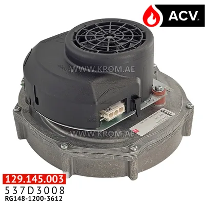ACV 537D3008 fan RG148-1200-3612 + pot. + cooling prop.