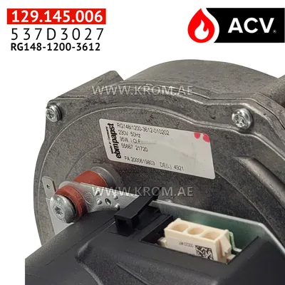 ACV 537D3027 fan RG148-1200-3612 without potent.