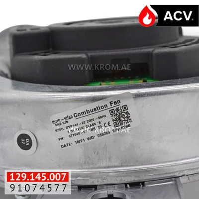 ACV 91074577 replacement kit fan torin 230V hip