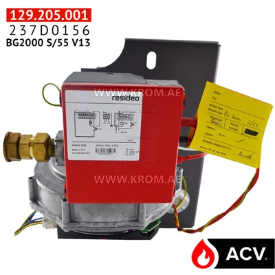 ACV BG2000 S/55 V13 gas block burner 237D0156