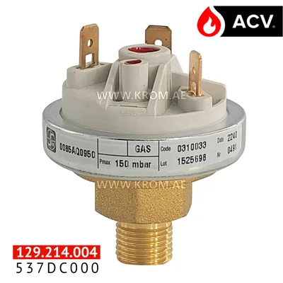 ACV 537DC000 gas pressure switch Prestige HMTC