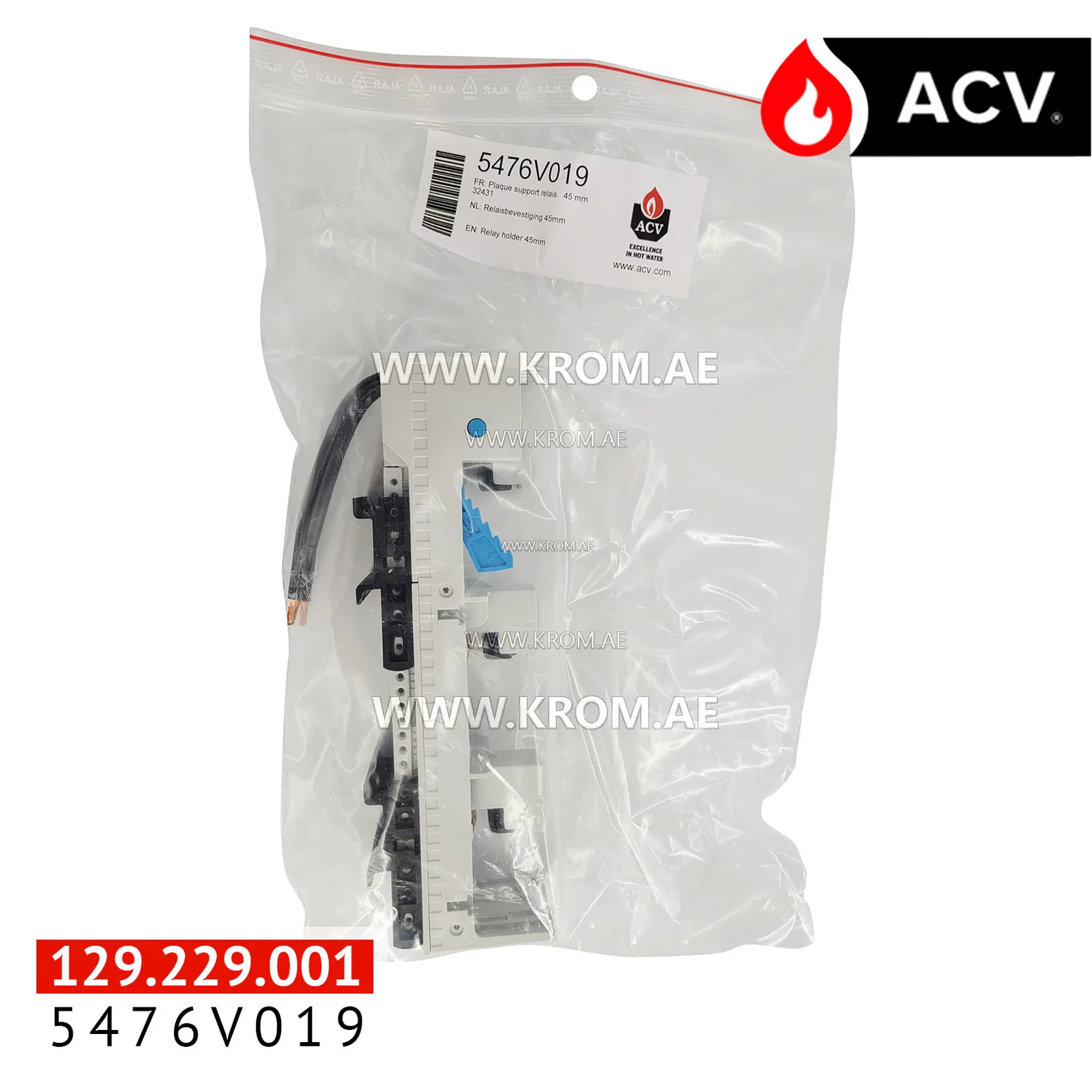 ACV 5476V019 relay holder 45mm