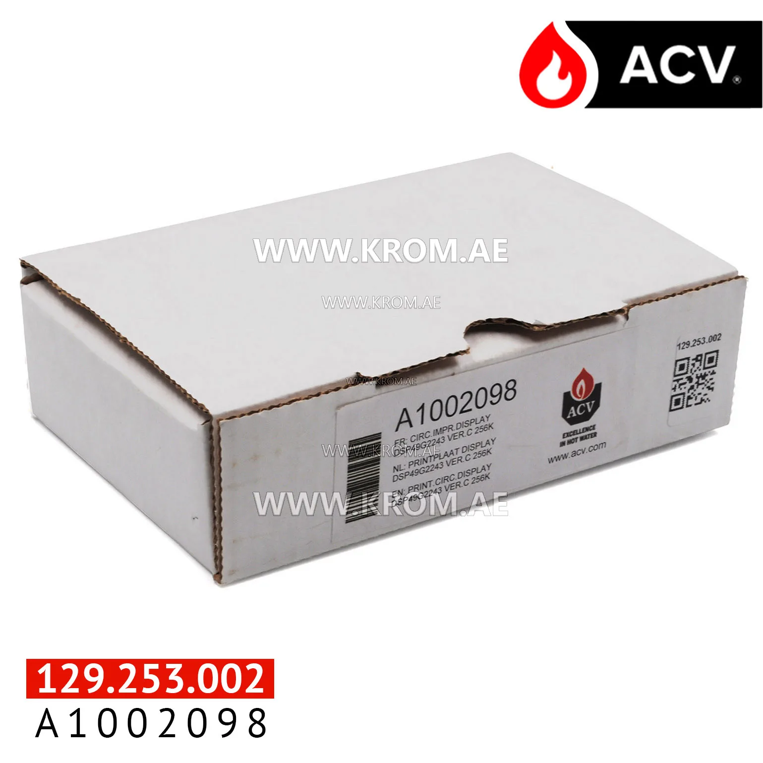 ACV A1002098 printed circuit display DSP49G2243 ver. C256K
