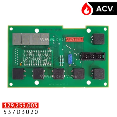 ACV 537D3020 printed circuit display for MCBA