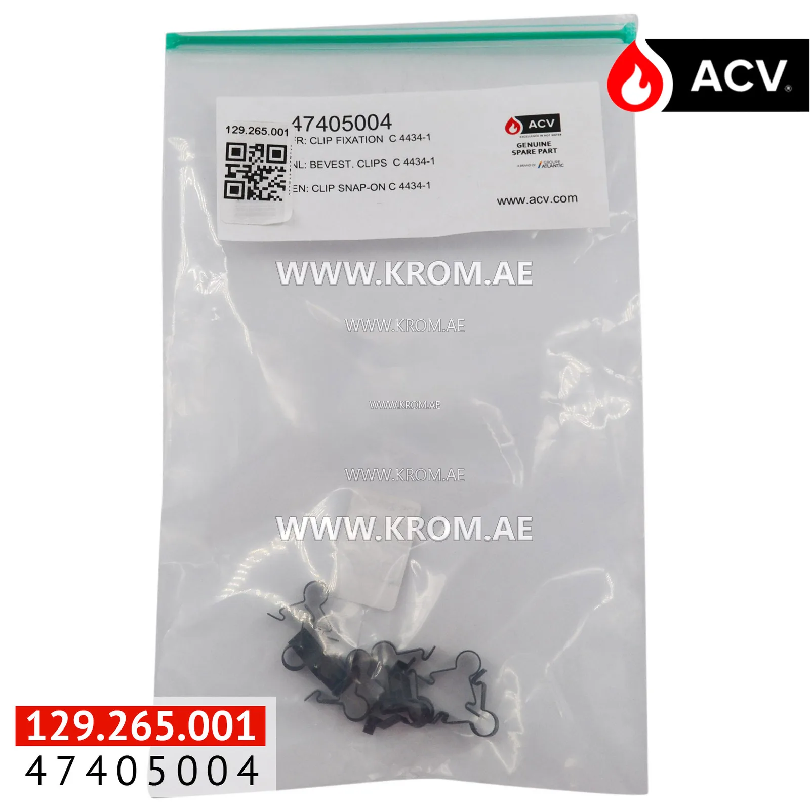 ACV 47405004 clip snap-on c 4434-1