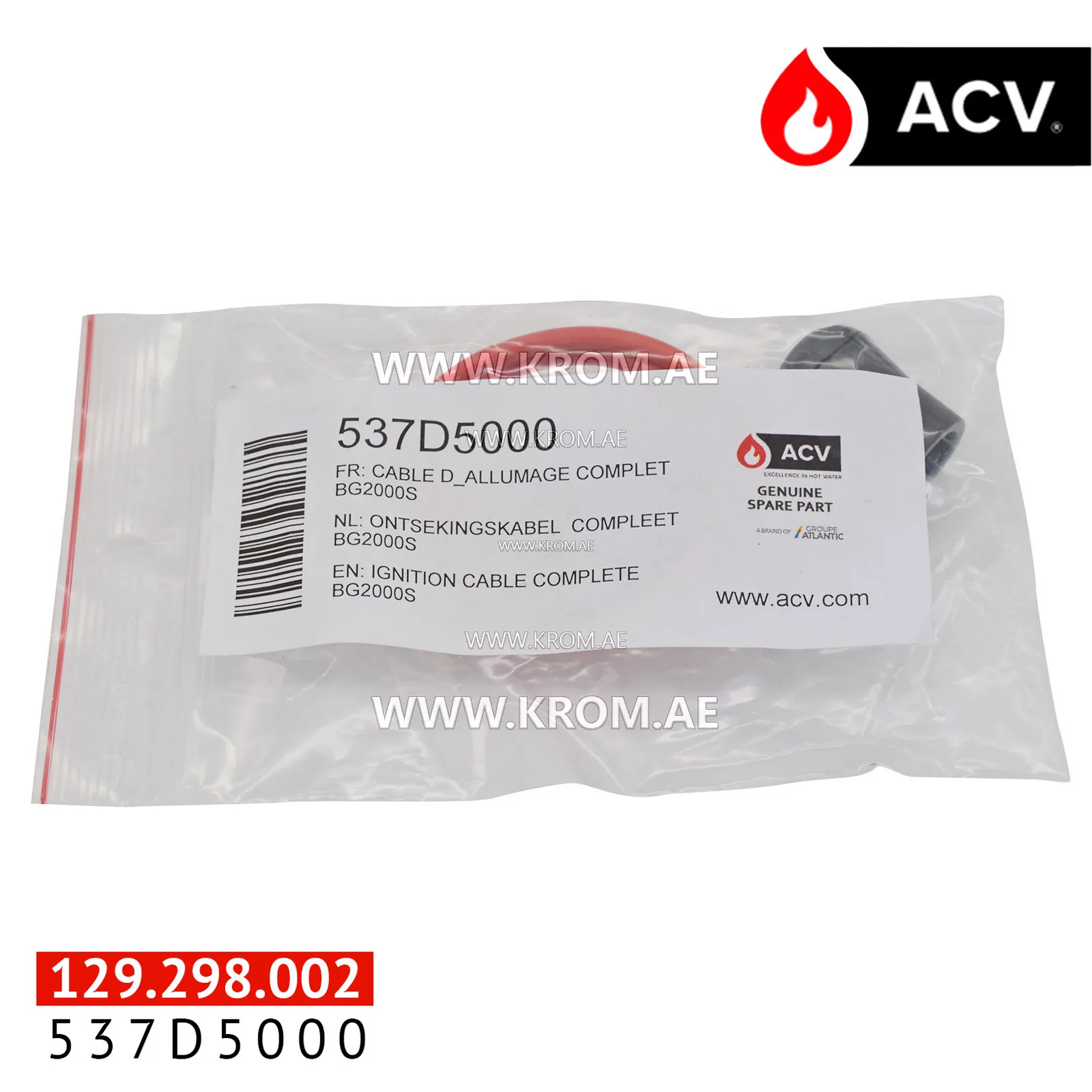 ACV 537D5000 ignition cable complete BG2000s