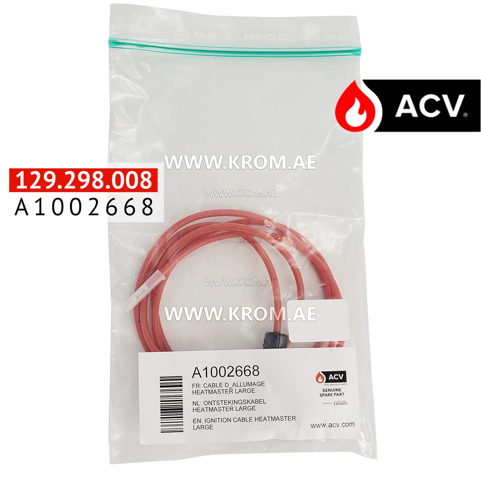 ACV A1002668 ignition cable heatmaster large