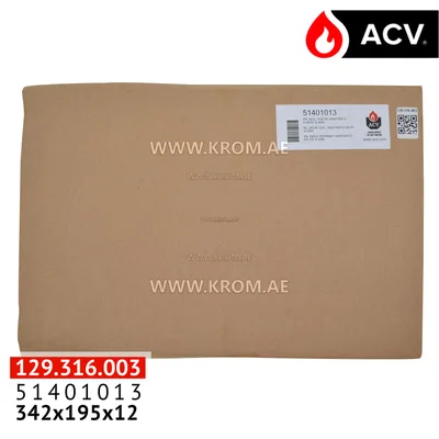 ACV 51401013 insulated keranap 342x195x12 DELTA G HRn