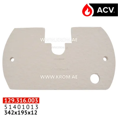 ACV 51401013 insulated keranap 342x195x12 DELTA G HRn