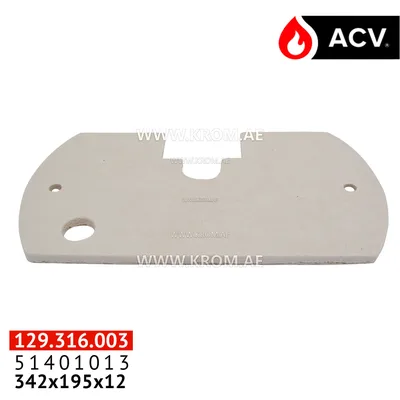 ACV 51401013 isolierte Keranap-342x195x12 DELTA G HRn