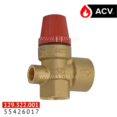 ACV 55426017 safety valve 3bar 1/2 50kw