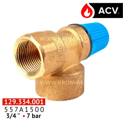 ACV 557A1500 safety valve 7bar 3/4