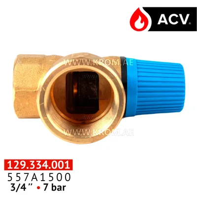 ACV 557A1500 safety valve 7bar 3/4
