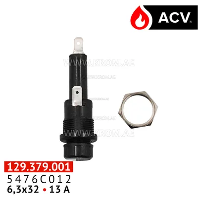 ACV 5476C012 fuse holder 6,3x32 250V (fx0415)