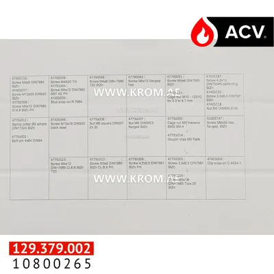 ACV 10800265 HM TC mountingkit