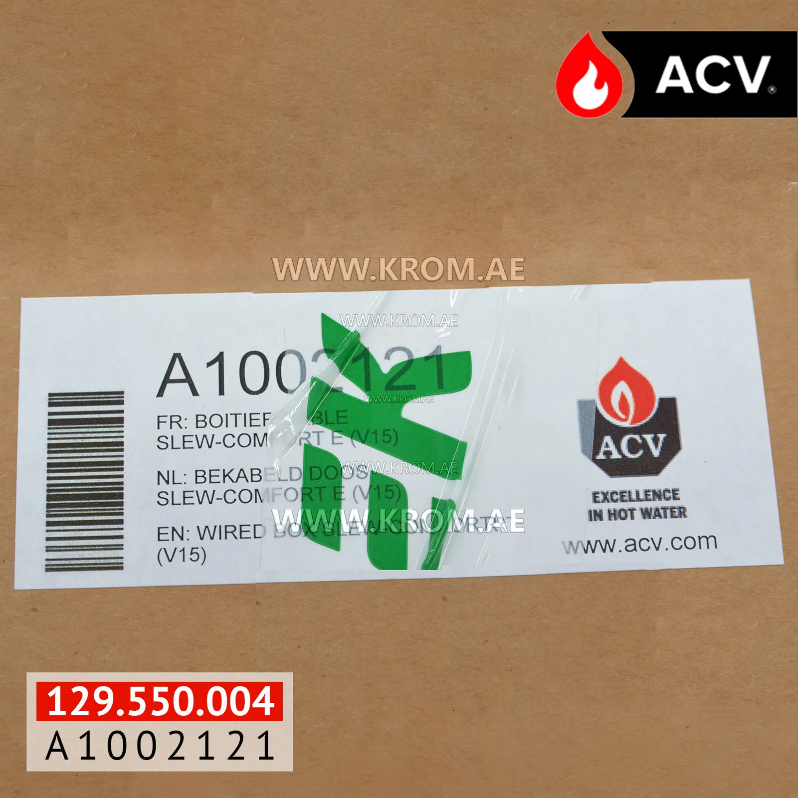 ACV A1002121 control panel SLEW-Comfort E V15