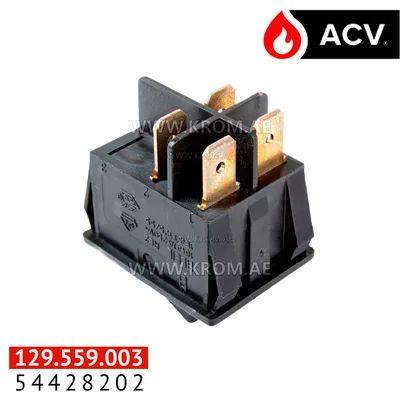ACV 54428202 switch on/off, not illuminated