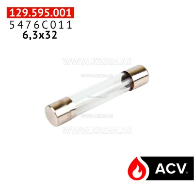 ACV 5476C011 fuse 6,3x32 12,5at slow