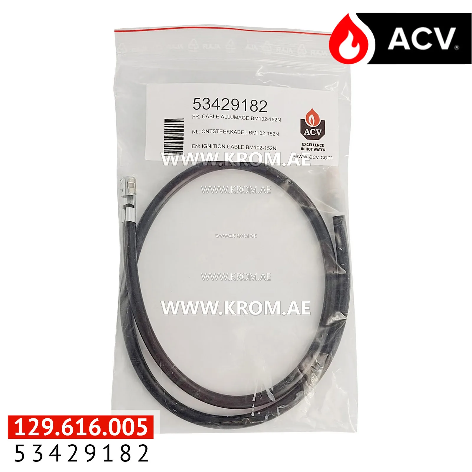 ACV 53429182 ignition cable BM102-152n