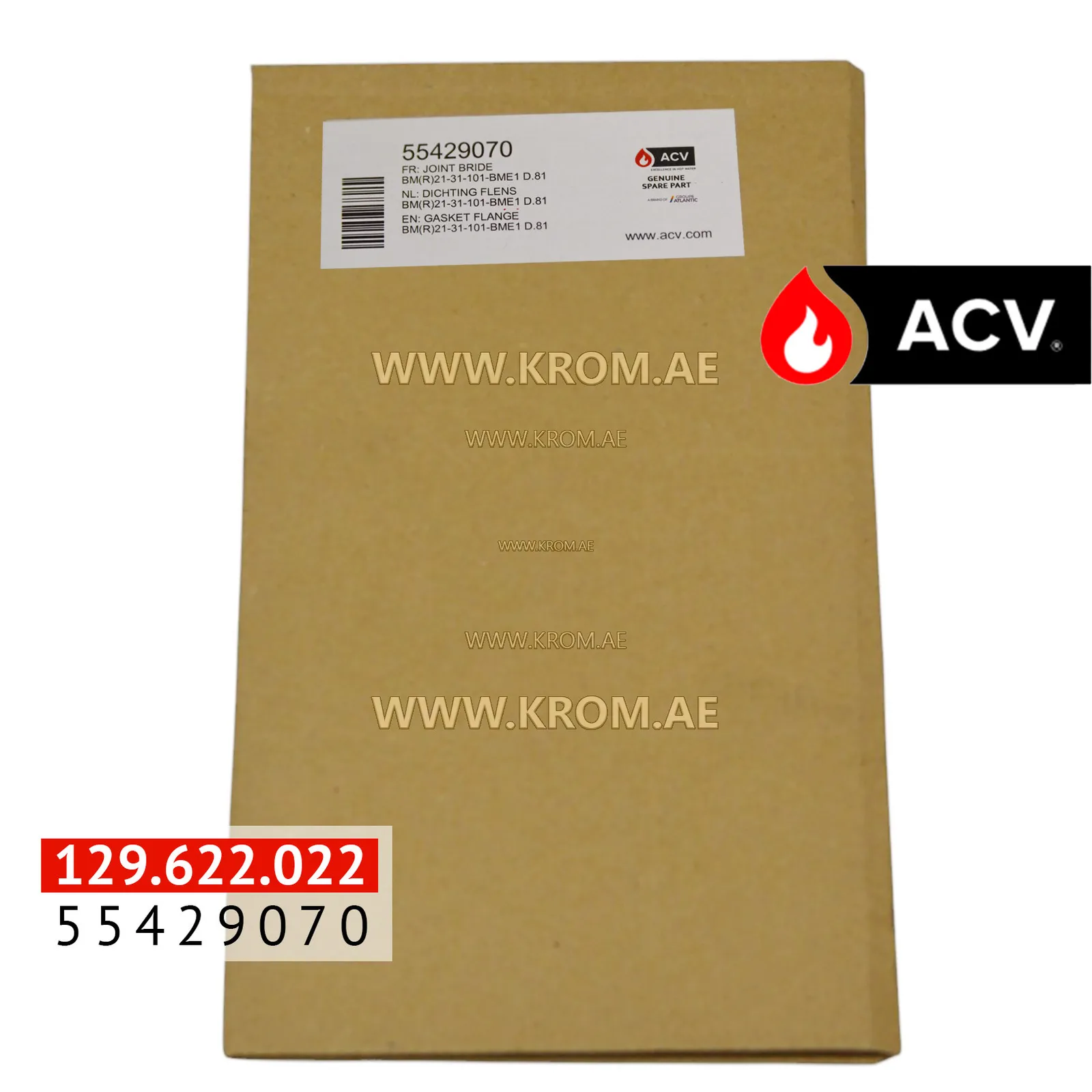ACV 55429070 gasket flange BM(r)21-31-101-BME1 d.81