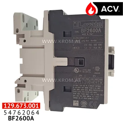 ACV 54762064 contactor lovato E-Tech-p V12