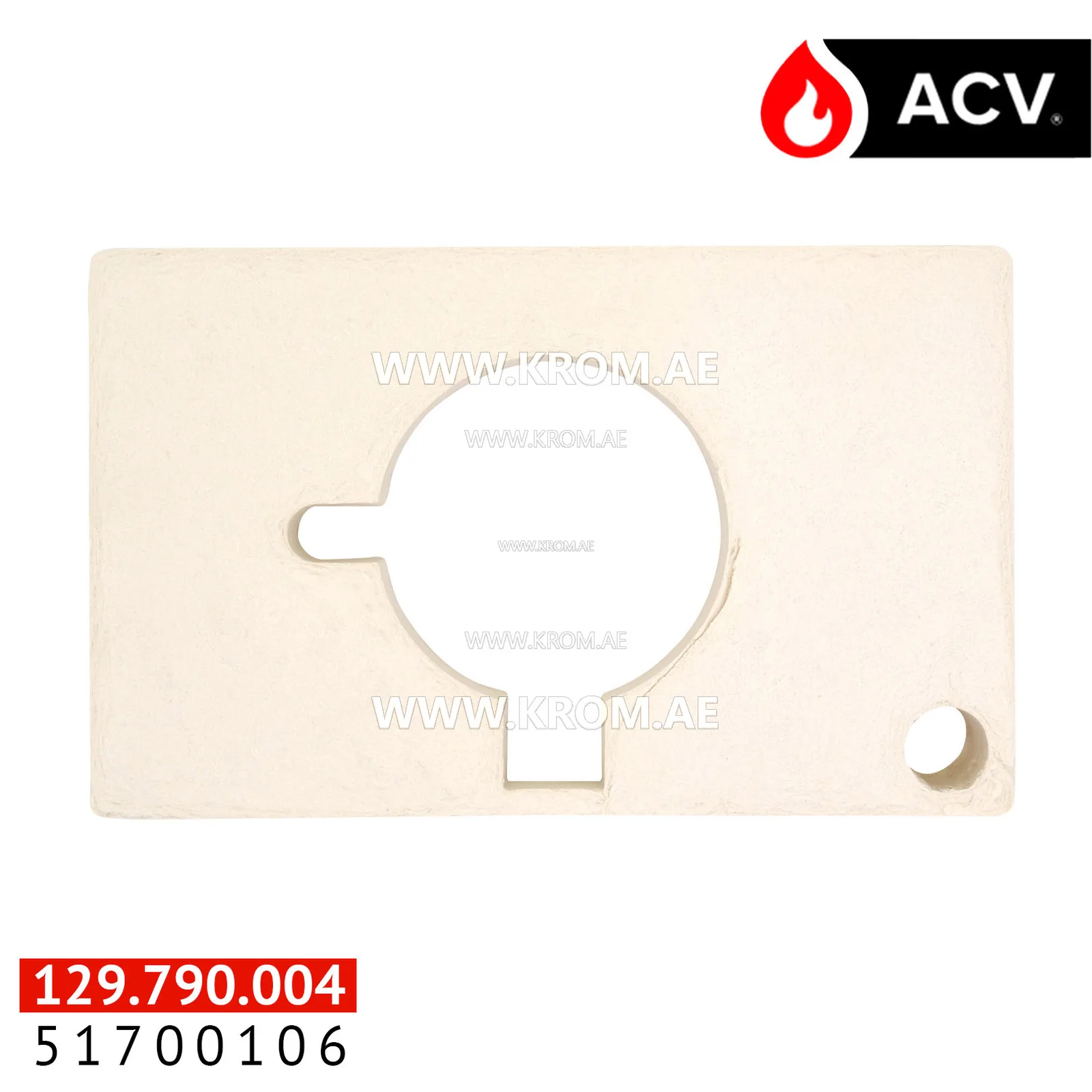 ACV 51700106 insulated burner 236x146x30 ALFA