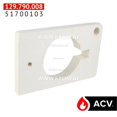 ACV 51700103 insulated burner door BG2000 HM100-101