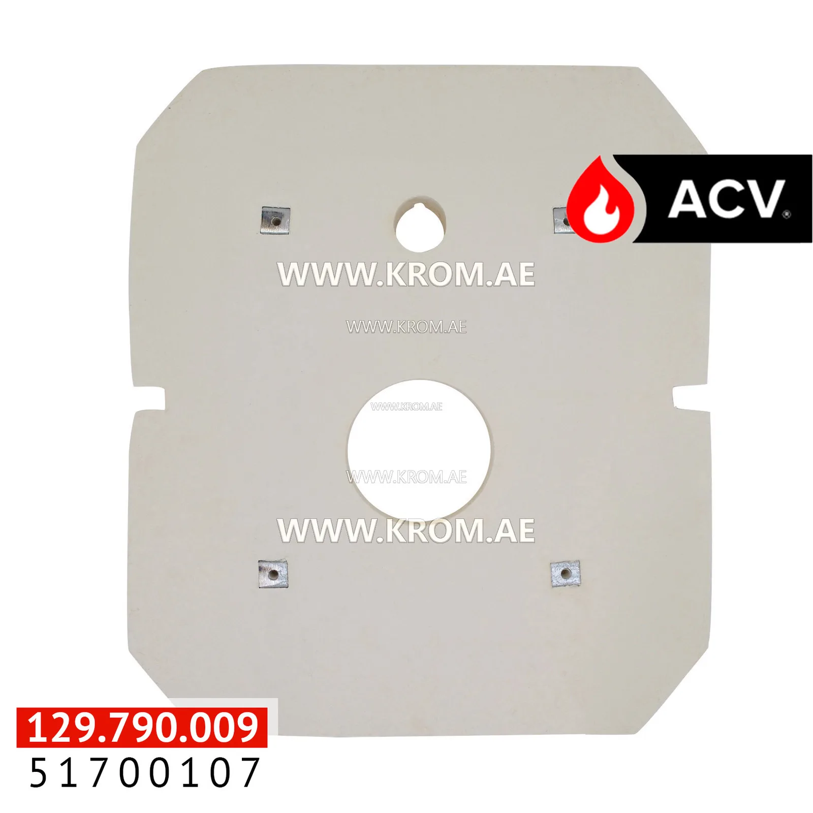 ACV 51700107 isolierte Brennerklappe N-BNE1 (nicht Eco)