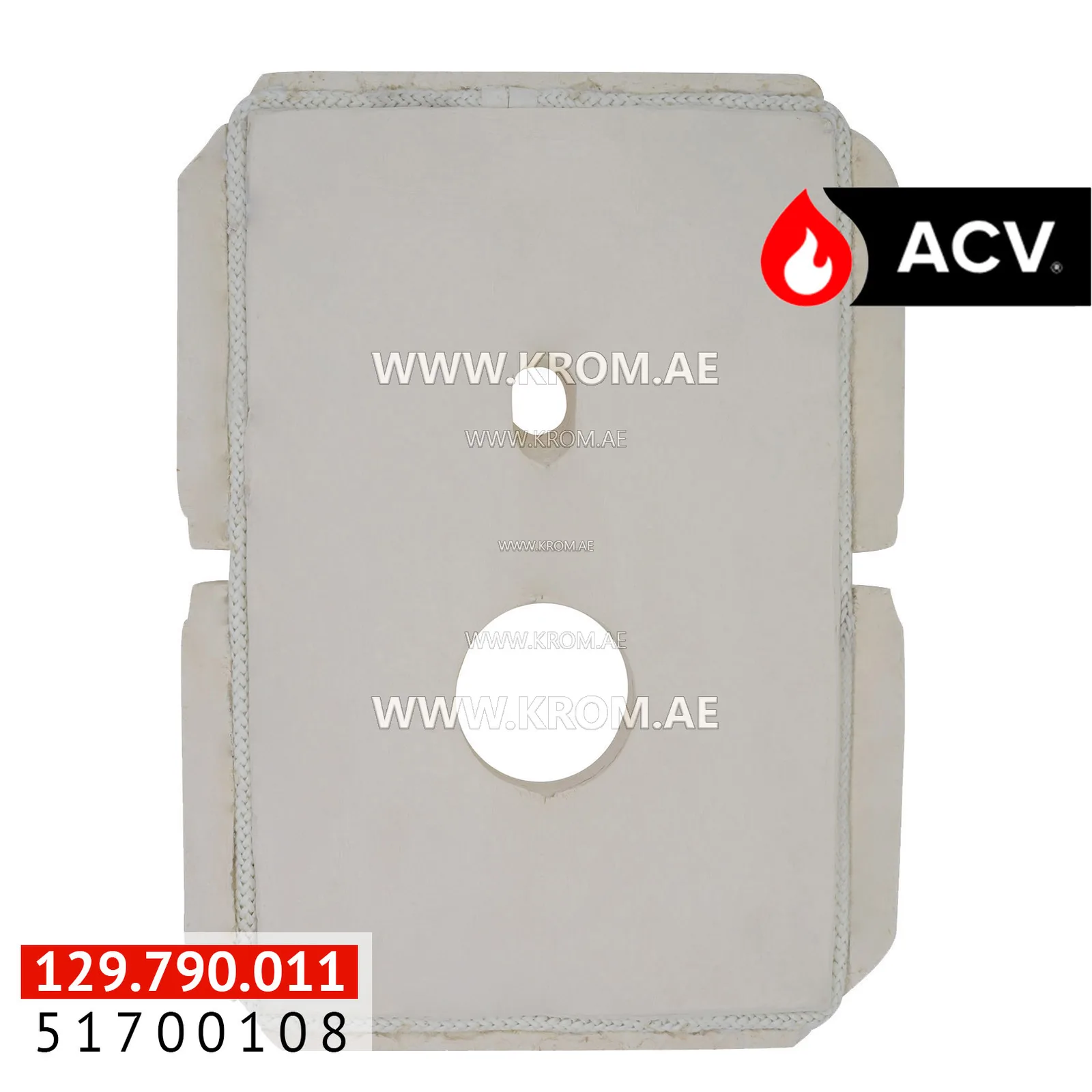 ACV 51700108 insulated burner door N-BNE2