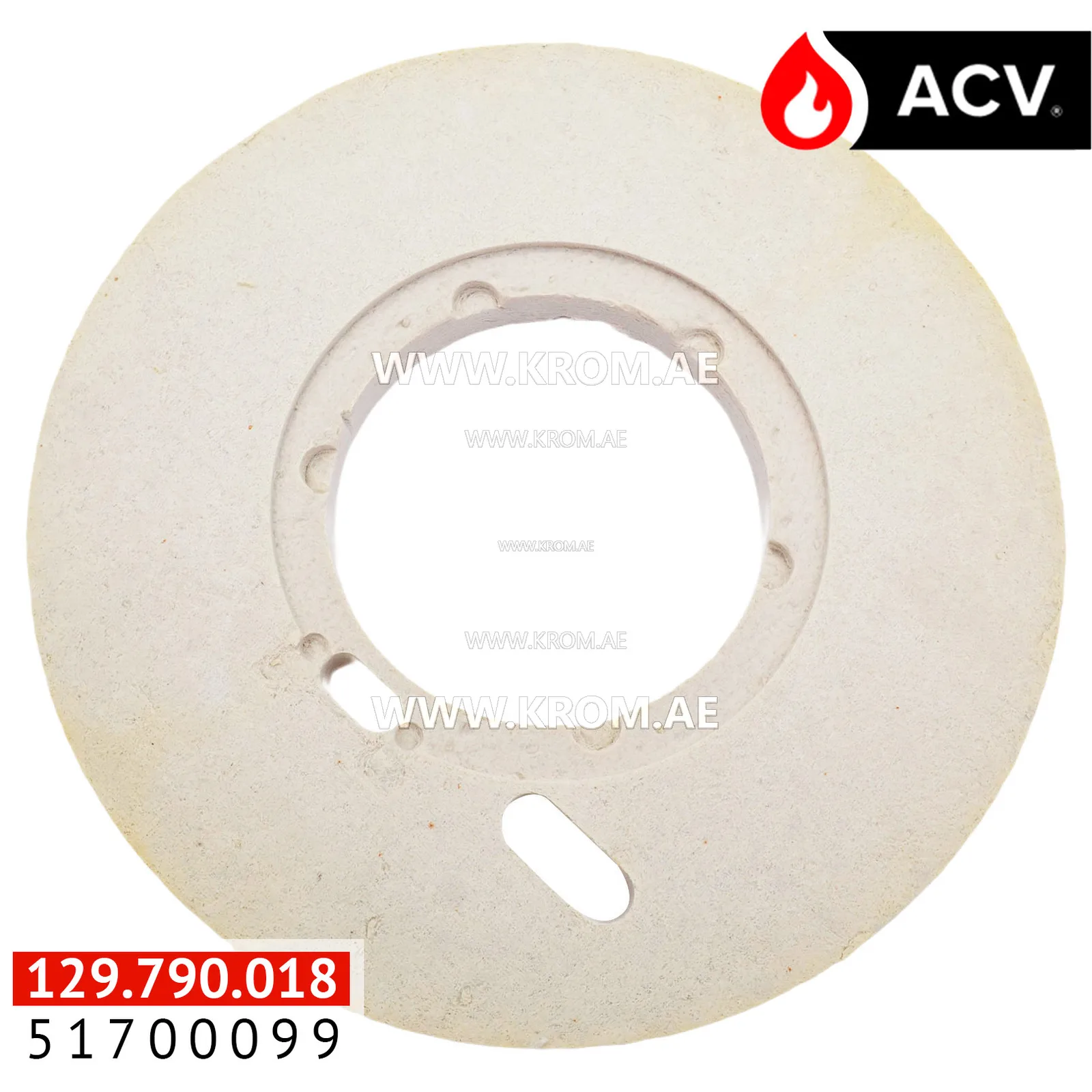 Burner insulation ACV 51700099 for P50-75-175-250 V14
