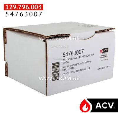 ACV 54763007 vertical thermometer