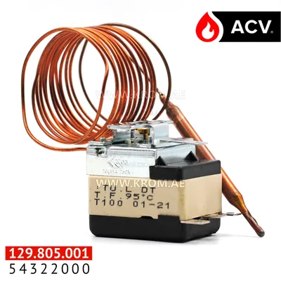 ACV 54322000 thermostat 95C cap1610 bulb6 TU-L-DT