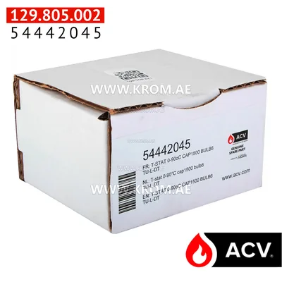 ACV 54442045 thermostat 0-90C cap1500 bulb6 TU-L-DT