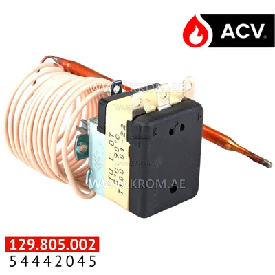 ACV 54442045 thermostat 0-90C cap1500 bulb6 TU-L-DT
