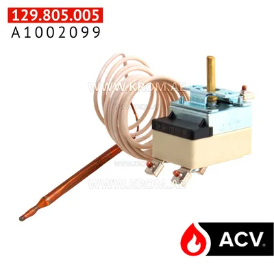 ACV A1002099 thermostat 0-80o cap1500 bulb6 tu-45-dtscrew