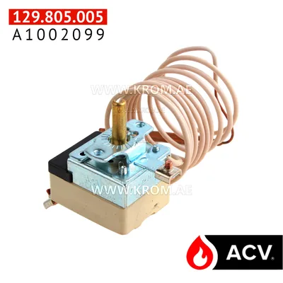 ACV A1002099 thermostat 0-80o cap1500 bulb6 tu-45-dtscrew