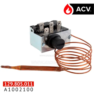 ACV A1002100 thermostat+reset 86C cap900 bulb6 ts-rm-dt