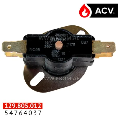 ACV 54764037 thermostat+reset 96C 2pole (type tod)