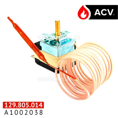 ACV A1002038 thermostat 0-80C cap1500 bulb6 TU-L-DT