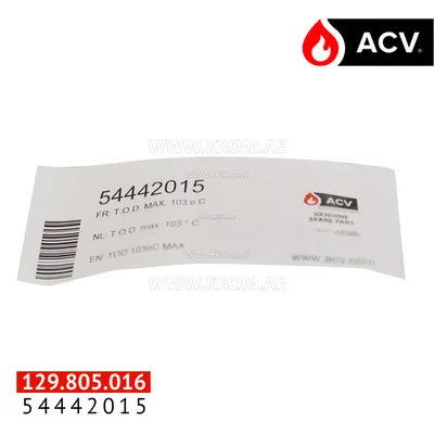 ACV 54442015 tod 103C max