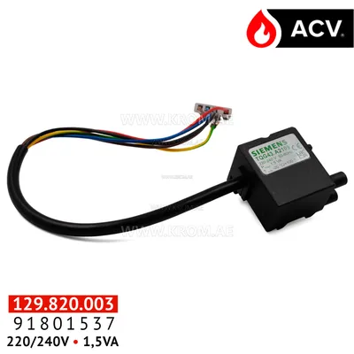 ACV 91801537 Siemens TQG43.A2109 ignition transformer