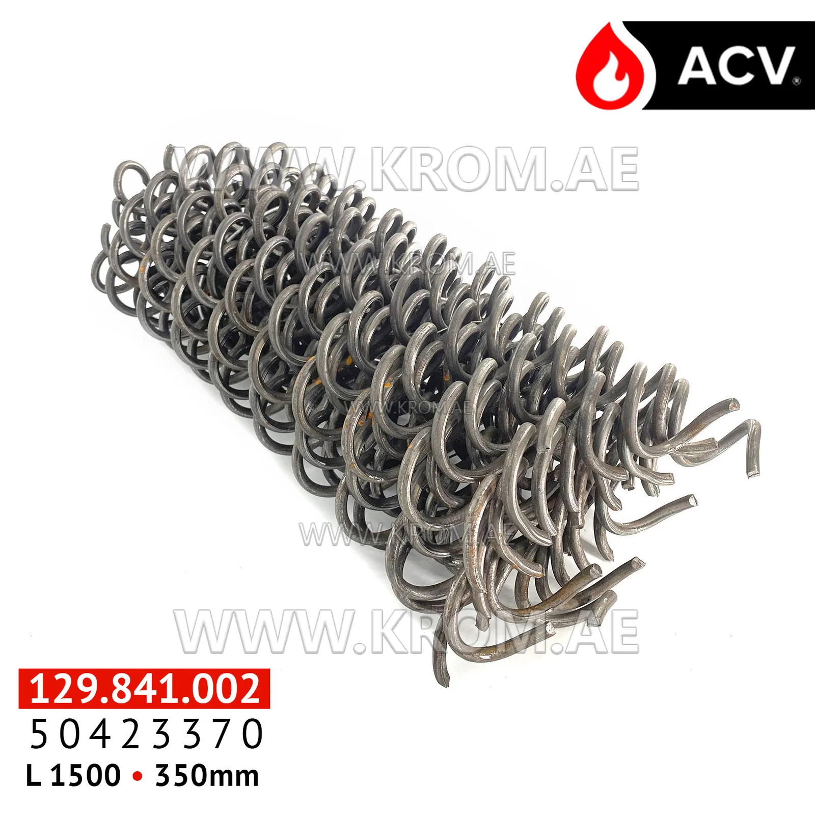 ACV 50423370 turbulators ca 400 l.1500+350mm (28 pc)