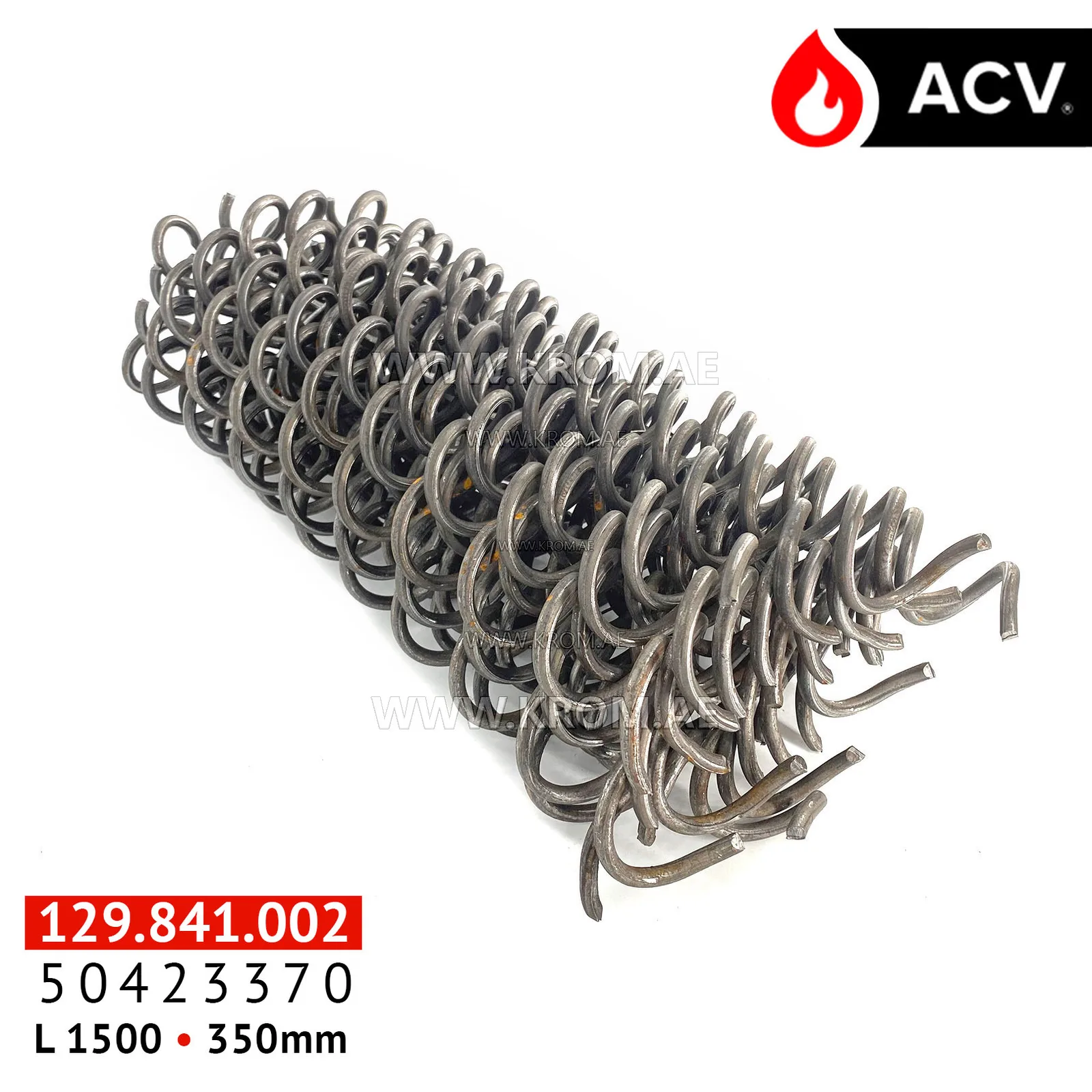 ACV 50423370 turbulators ca 400 l.1500+350mm (28 pc)