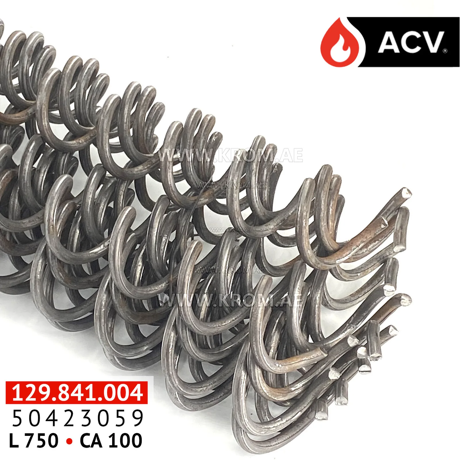 ACV 50423059 turbulators ca 100 l.750mm (16 pc)