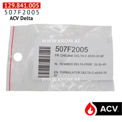 ACV 507F2005 turbulator DELTA c 45/55-25 bf