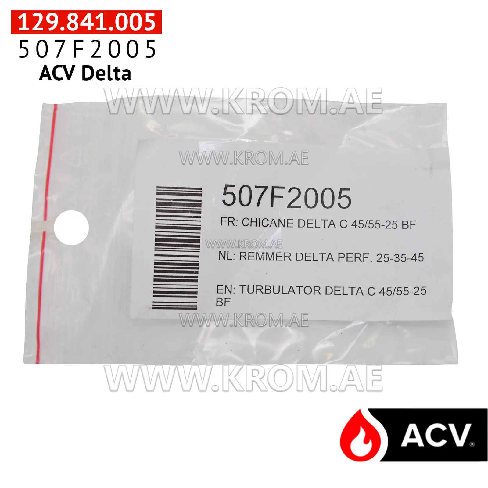ACV 507F2005 turbulator DELTA c 45/55-25 bf