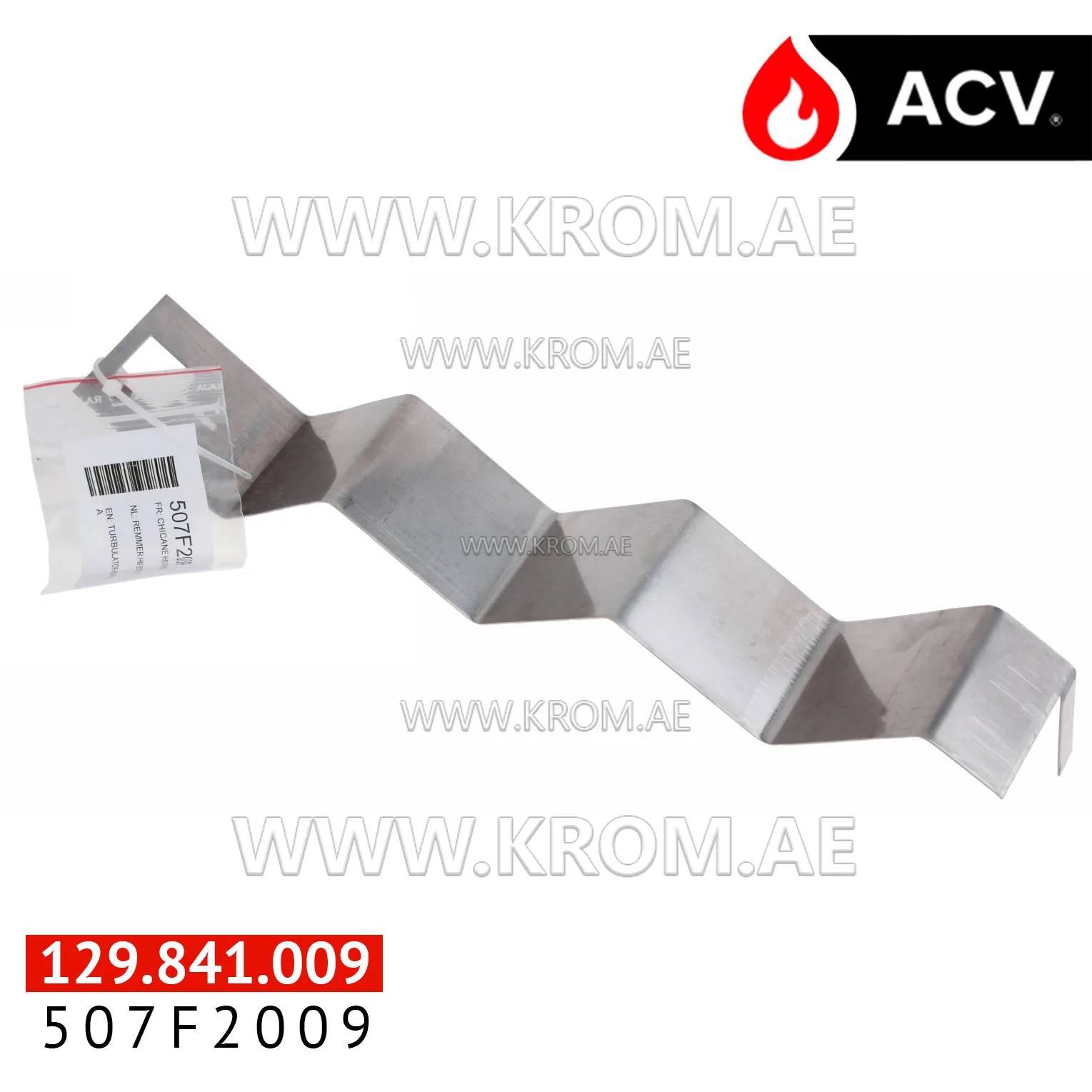 ACV 507F2009 turbulator HM upper type a