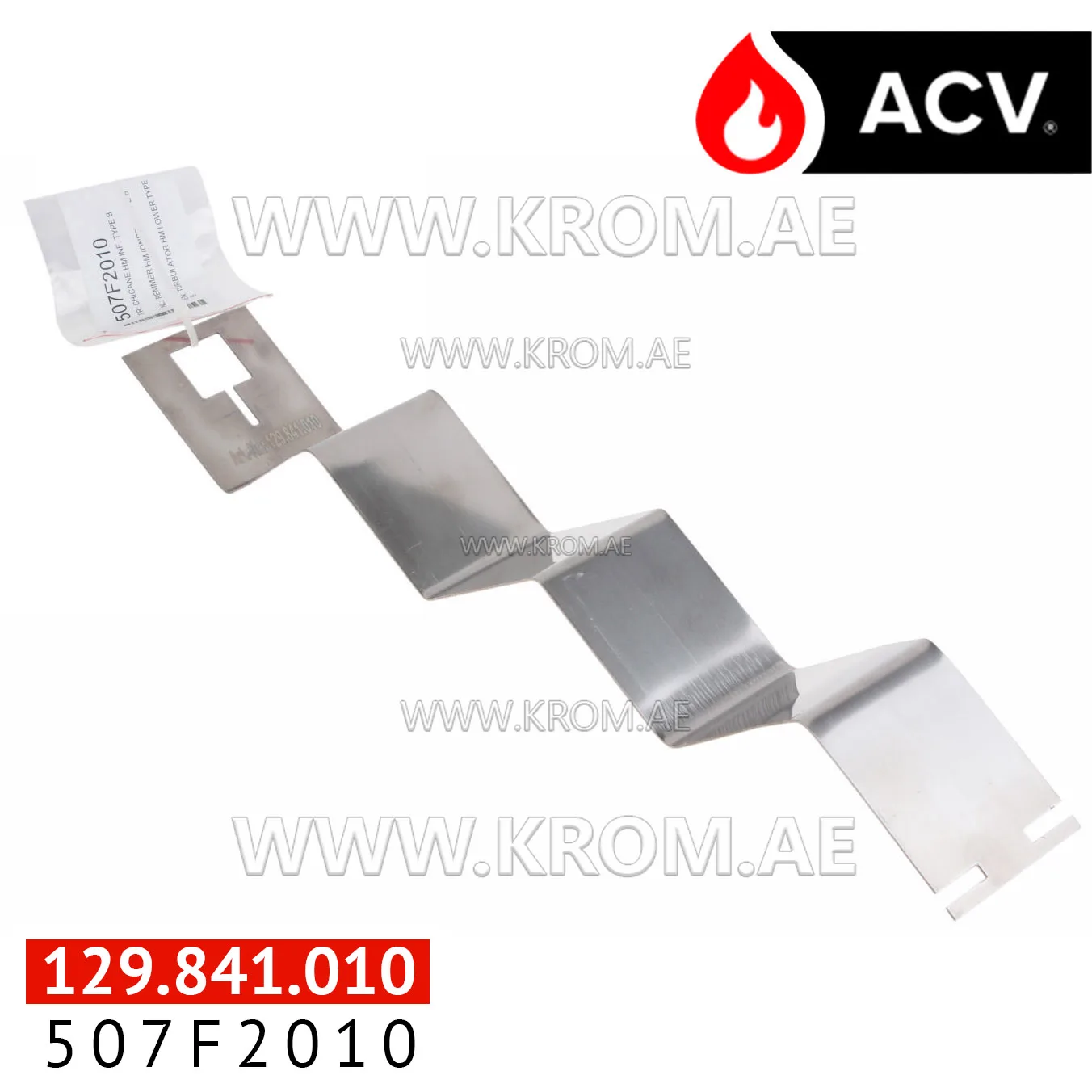 ACV 507F2010 turbulator HM lower type b
